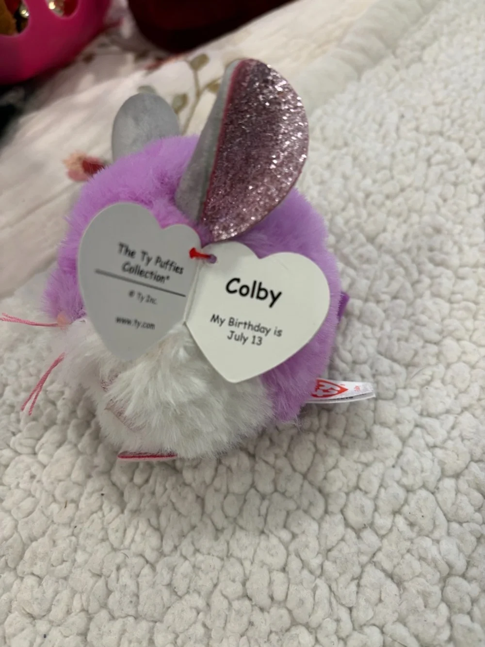 Ty Beanie Puffies - “Colby” the mouse